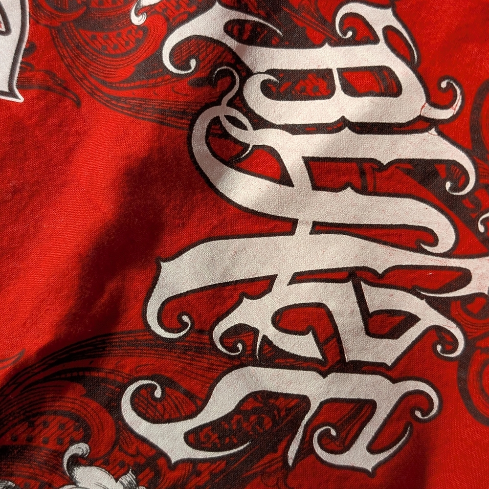 Red Pocket Square - Picture 7 of 7